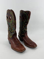 Twisted X Brown Embroidered Boots Size 6.5