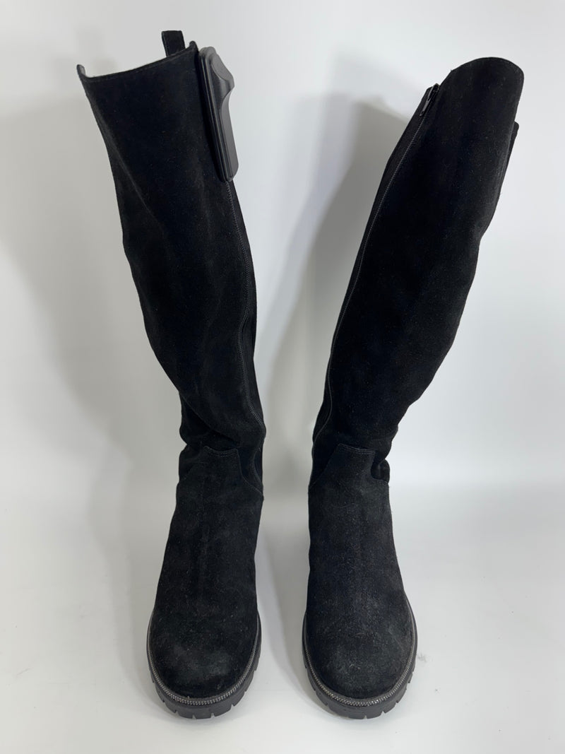 Alex Marie Black Tall Heeled Boot