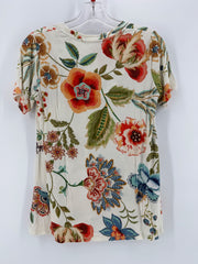 Johnny Was Multicolor Floral Top Size XS