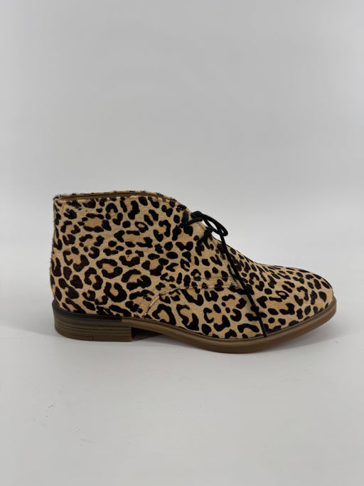 Hush Puppies Dyed Leopard Print Hide Shoes Size 9.5