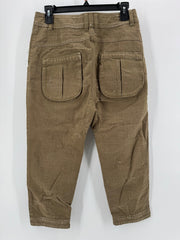 Free People Brown Distressed Pants Size 0