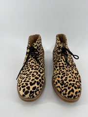 Hush Puppies Dyed Leopard Print Hide Shoes Size 9.5