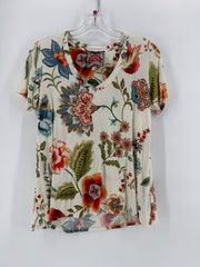Johnny Was Multicolor Floral Top Size XS