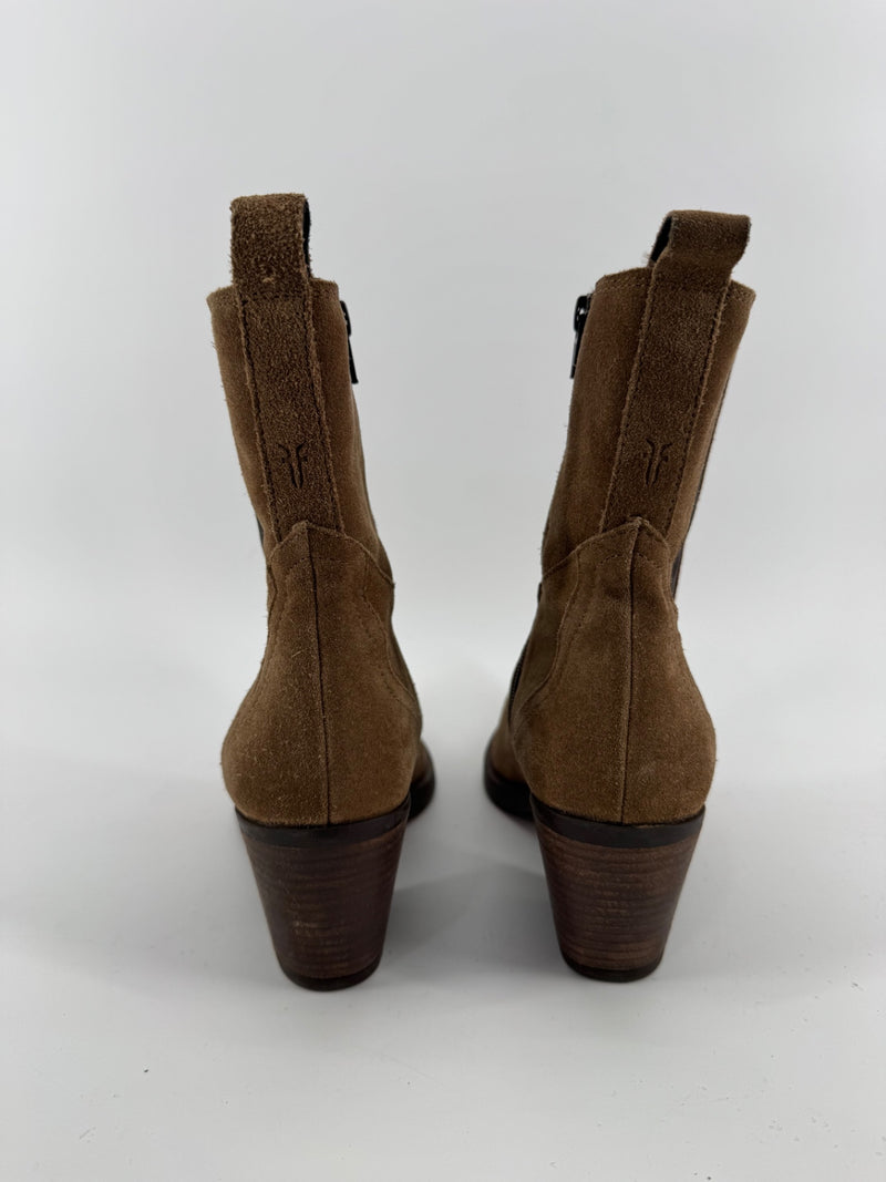 Frye Brown Mera Chelsea Boot Size 7.5