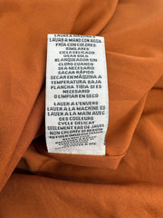 Nanette Lepore Rust Pleated Dress Size 8