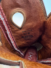 Twisted X Brown Embroidered Boots Size 6.5