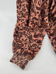 Free People Pink Floral Pants Size SM