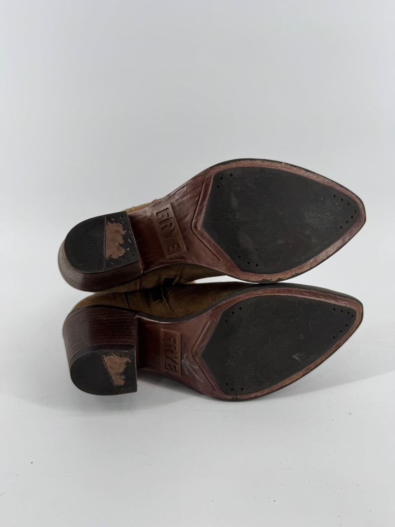 Frye Brown Mera Chelsea Boot Size 7.5