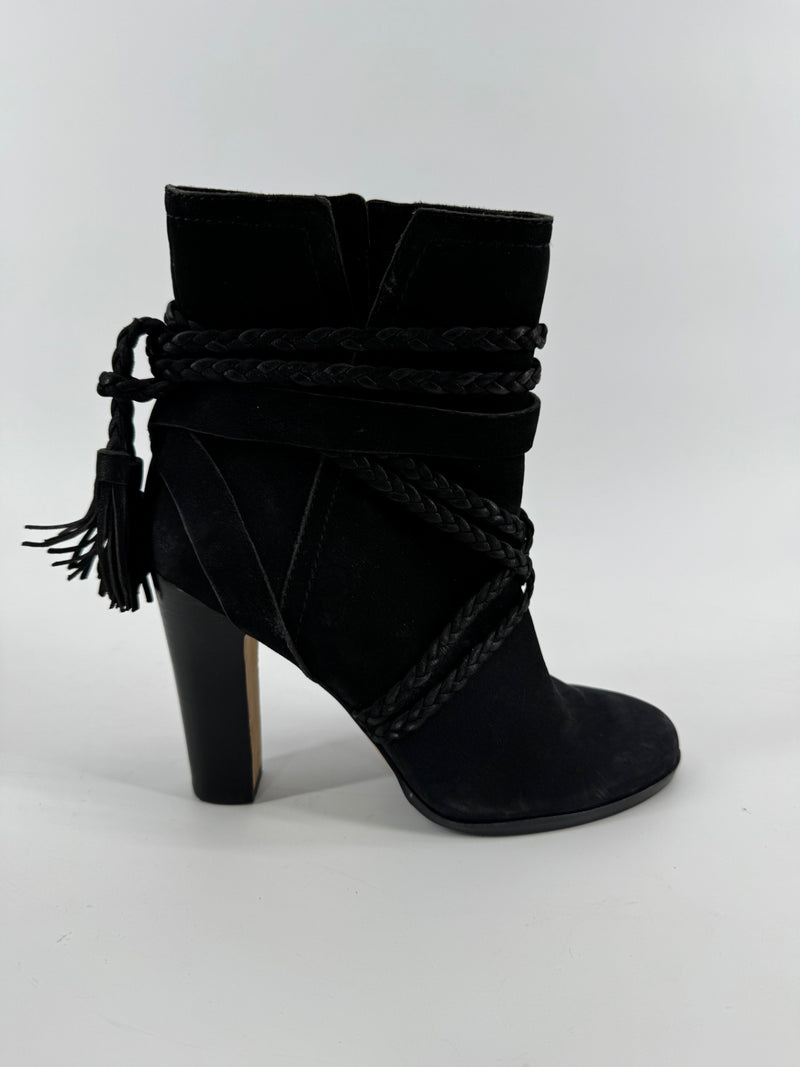 Vince Camuto Black Braided Heels Size 7