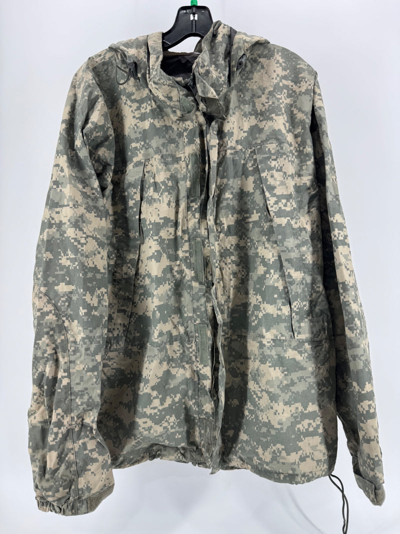 Military Digital Camo Rain Coat Size LG
