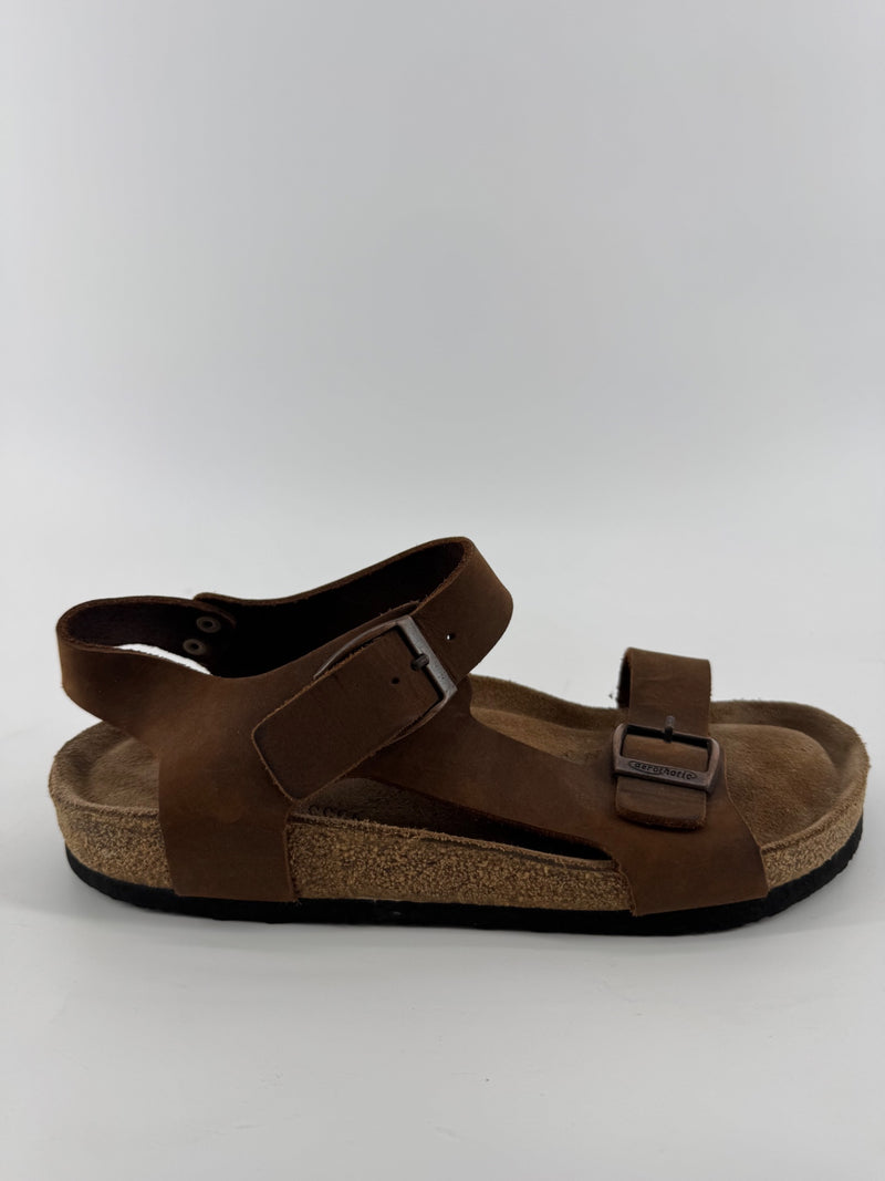 Aerothotic Brown Leather Sandals Size 39