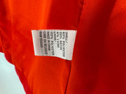 Patty Kim Red Open Front Coat Size XS