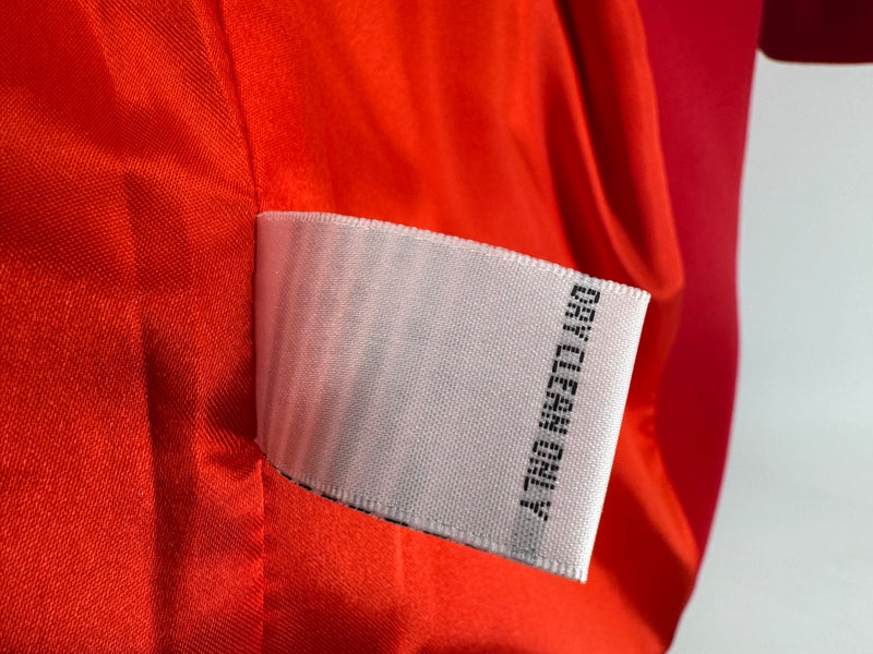 Patty Kim Red Open Front Coat Size XS
