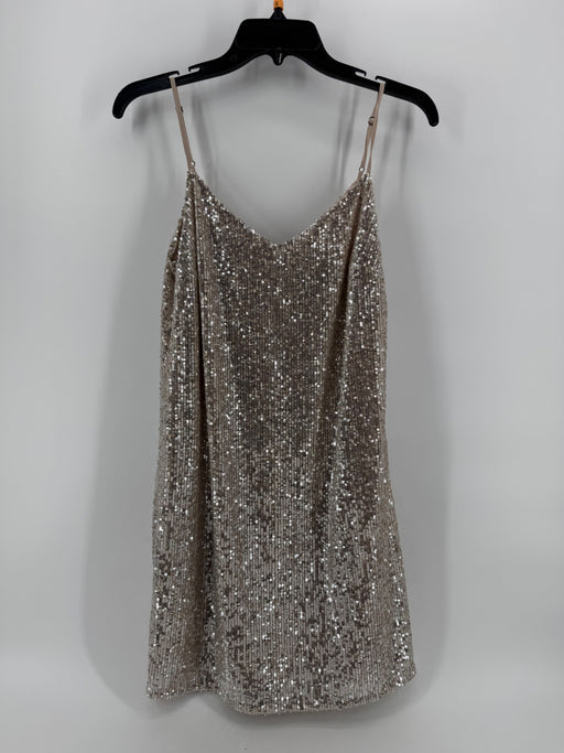 Banana Republic Champagne Sequins Dress Size 4