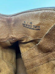Born Brown Leather ankle Boots Size 8