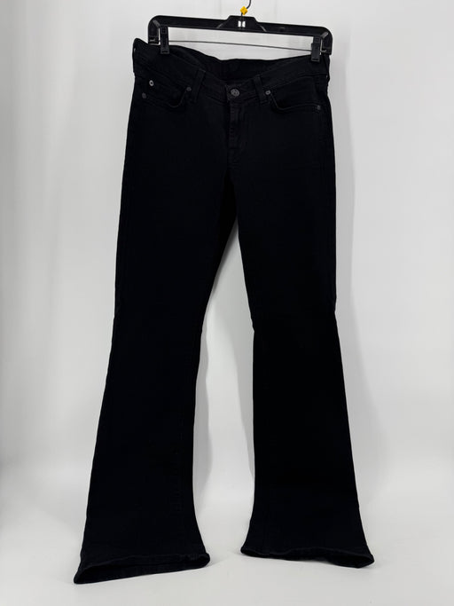 7 For All Mankind Black Bootcut Jeans Size 29