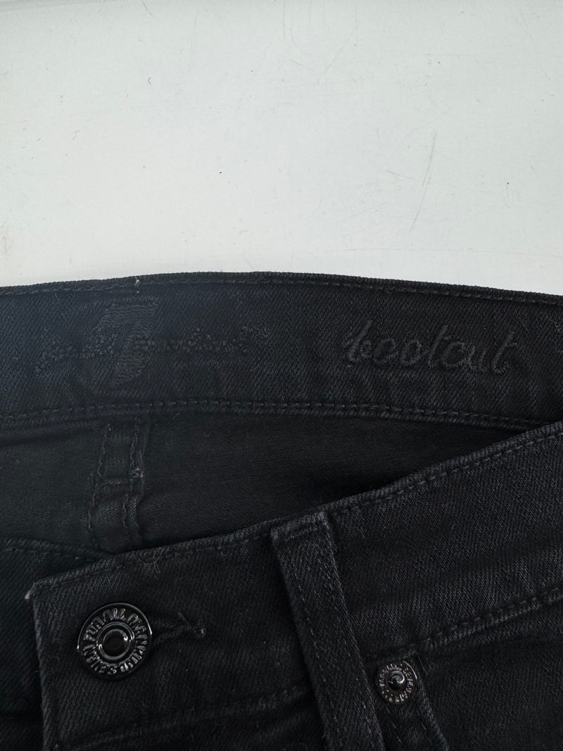 7 For All Mankind Black Bootcut Jeans Size 29