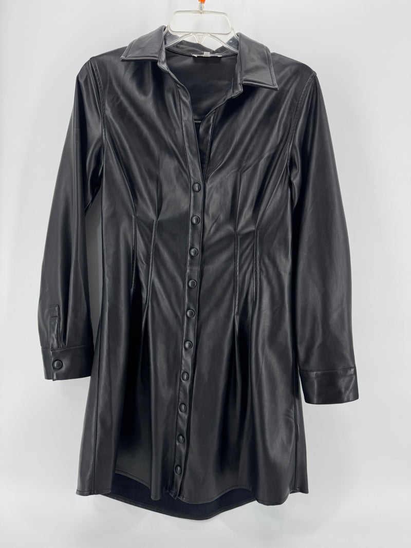 Heartloom Black Button Up Coat Size SM