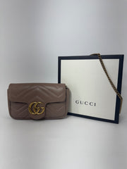 Gucci GG Marmont Matelassé Mini Chain Bag