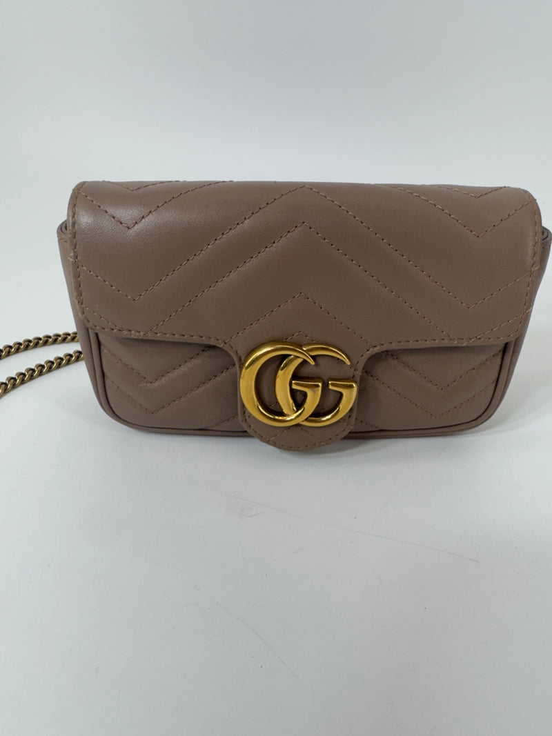 Gucci GG Marmont Matelassé Mini Chain Bag