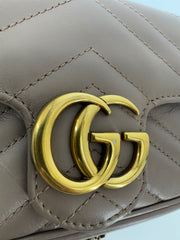 Gucci GG Marmont Matelassé Mini Chain Bag