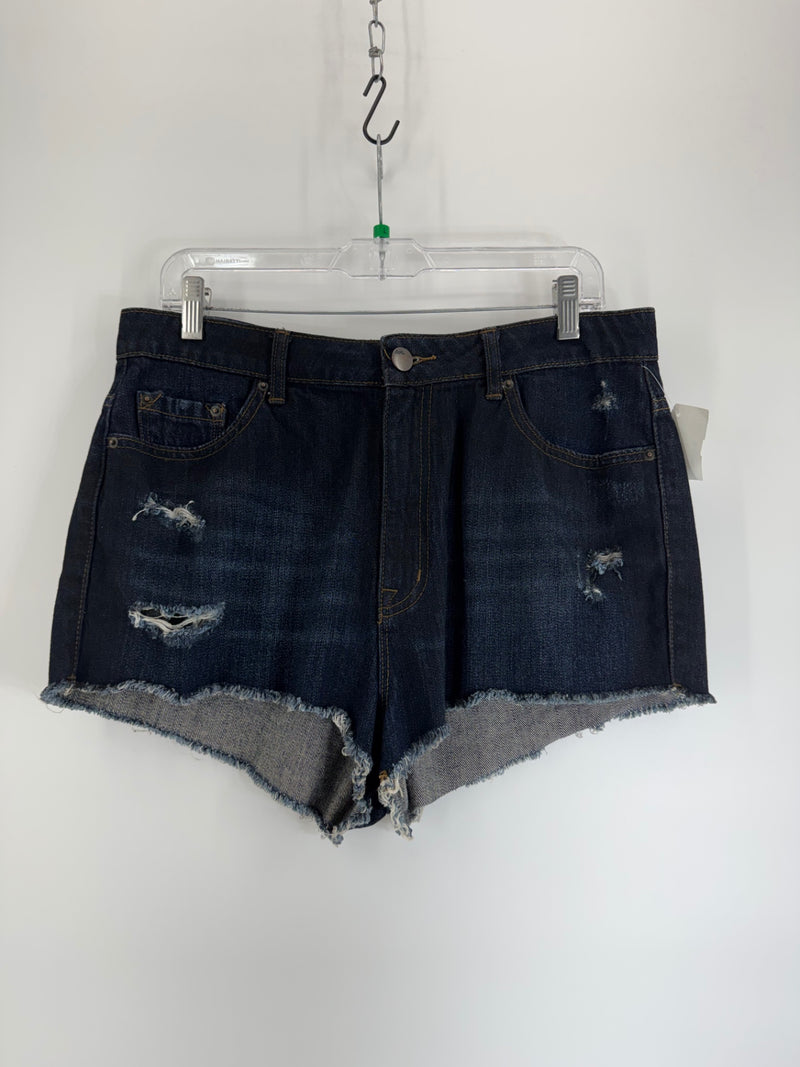BDG High Rise Cheeky Denim Shorts Size 32