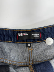 BDG High Rise Cheeky Denim Shorts Size 32