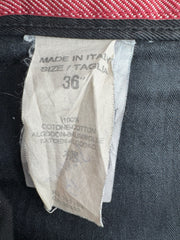 Ermenegildo Zegna Black Cotton Pants Size 36