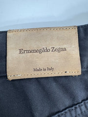 Ermenegildo Zegna Black Cotton Pants Size 36