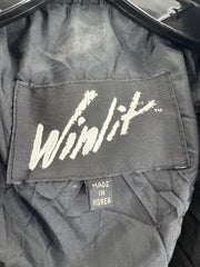 Winlit Vintage Black Leather Jacket Size M