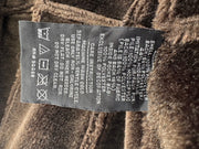 Braetan Brown Faux Fur Coat Size LG