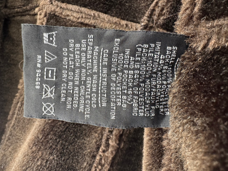 Braetan Brown Faux Fur Coat Size LG