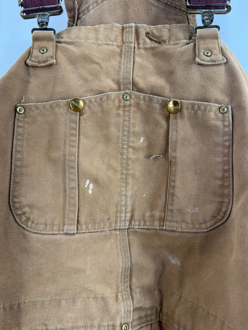Carhartt Brown Overalls Size 3XL