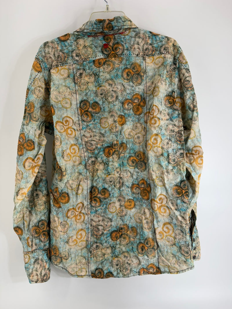 Robert Graham Multicolor Zen Button Up Size M