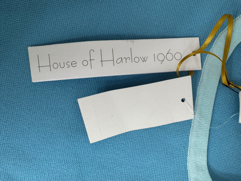 House of Harlow Blue Crop Top Size SM