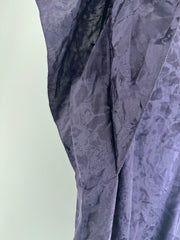 Velvet Purple Silk Blouse Size M