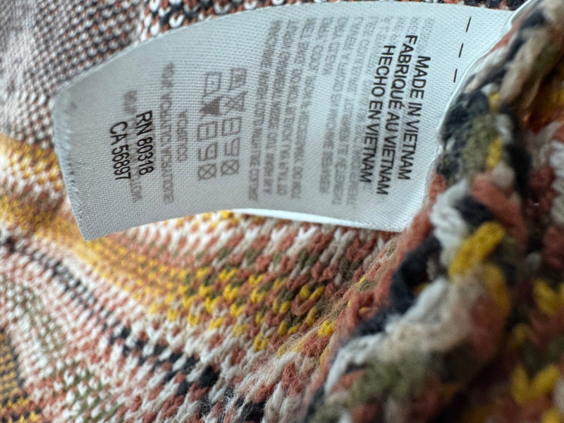 Lucky Brand Multicolor Western Cardigan Size M