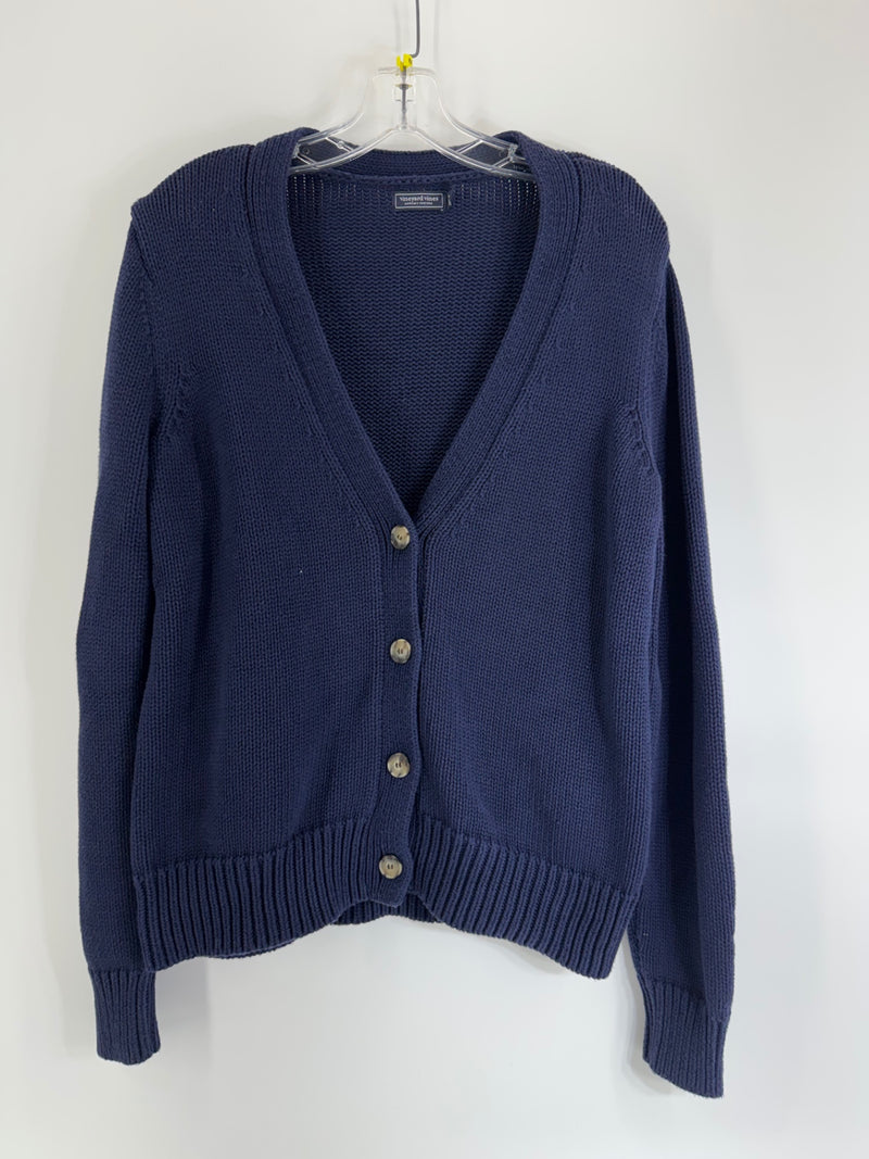 Vineyard Vines Navy Cardigan Size M