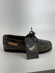 Vaccari Black Cow Hide Shoes Size 7