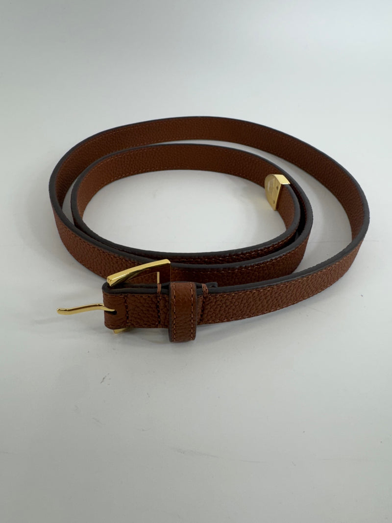 Lauren Ralph Lauren Brown Leather Belt Size XL