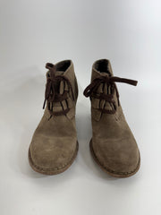 Clarks Brown Suede Ankle Boots Size 8.5