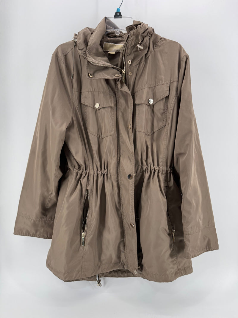 Michael Kors Beige Anorak Jacket Size XL