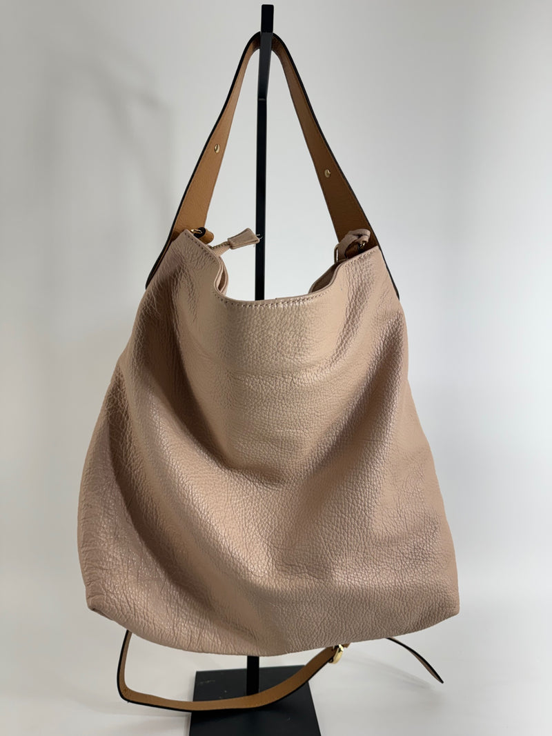 Giorgia Milani Nude Shoulder Tote