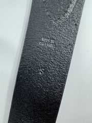 Lauren Ralph Lauren Black Leather Belt Size SM 