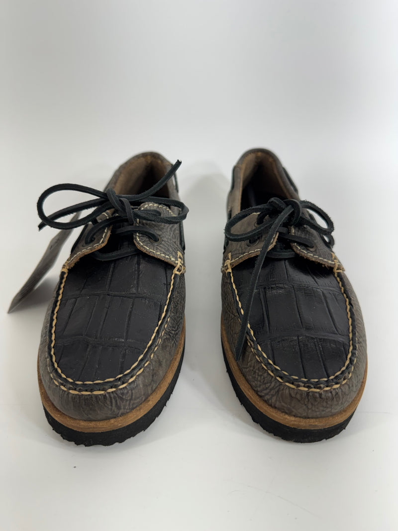 Vaccari Black Cow Hide Shoes Size 7