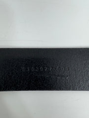 Lauren Ralph Lauren Black Leather Belt Size SM 