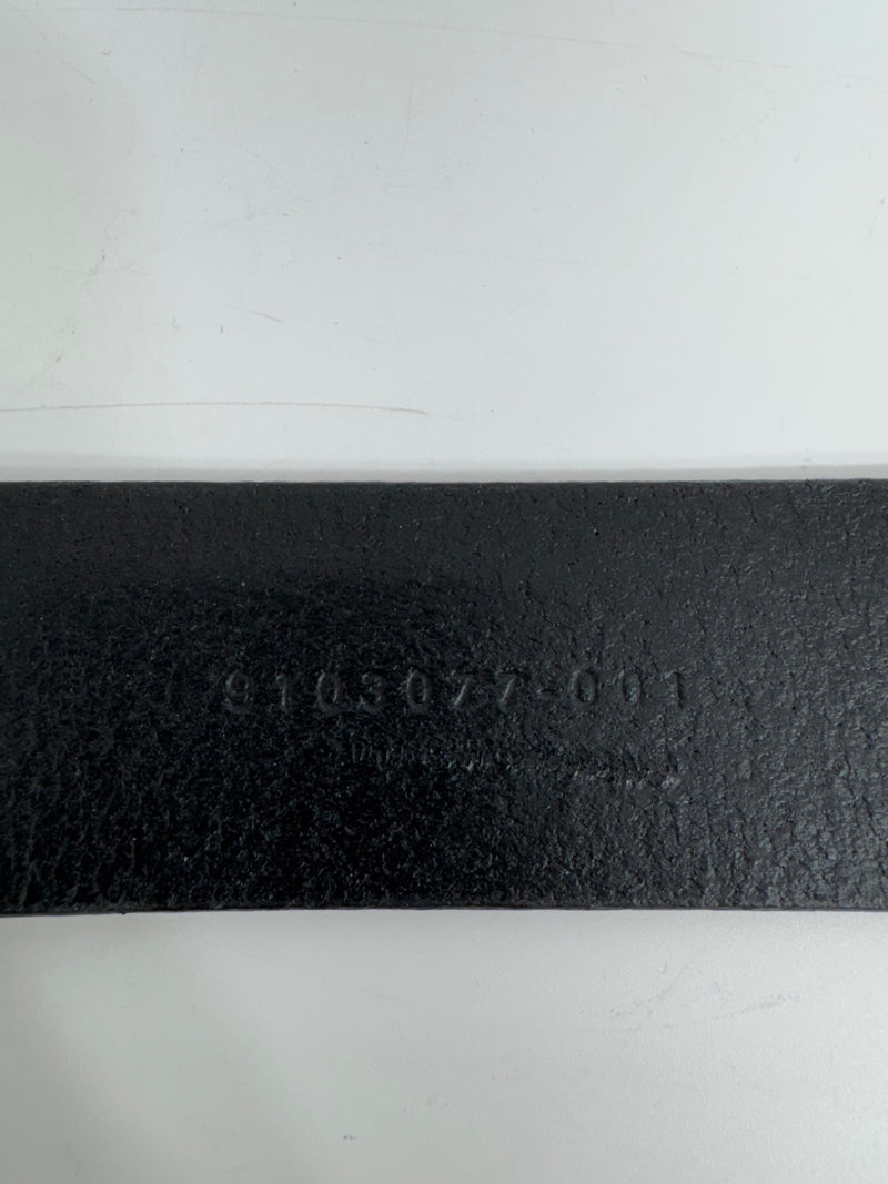Lauren Ralph Lauren Black Leather Belt Size SM 