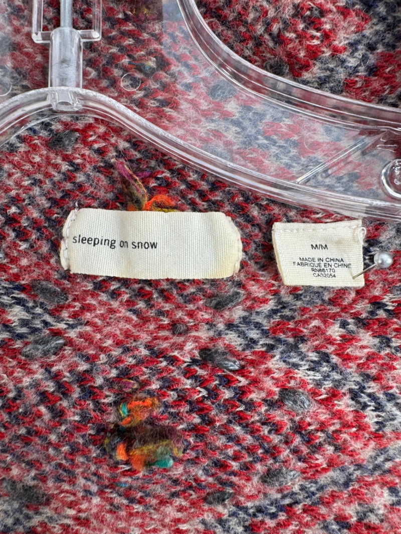 sleeping on snow Knit Cardigan Size M