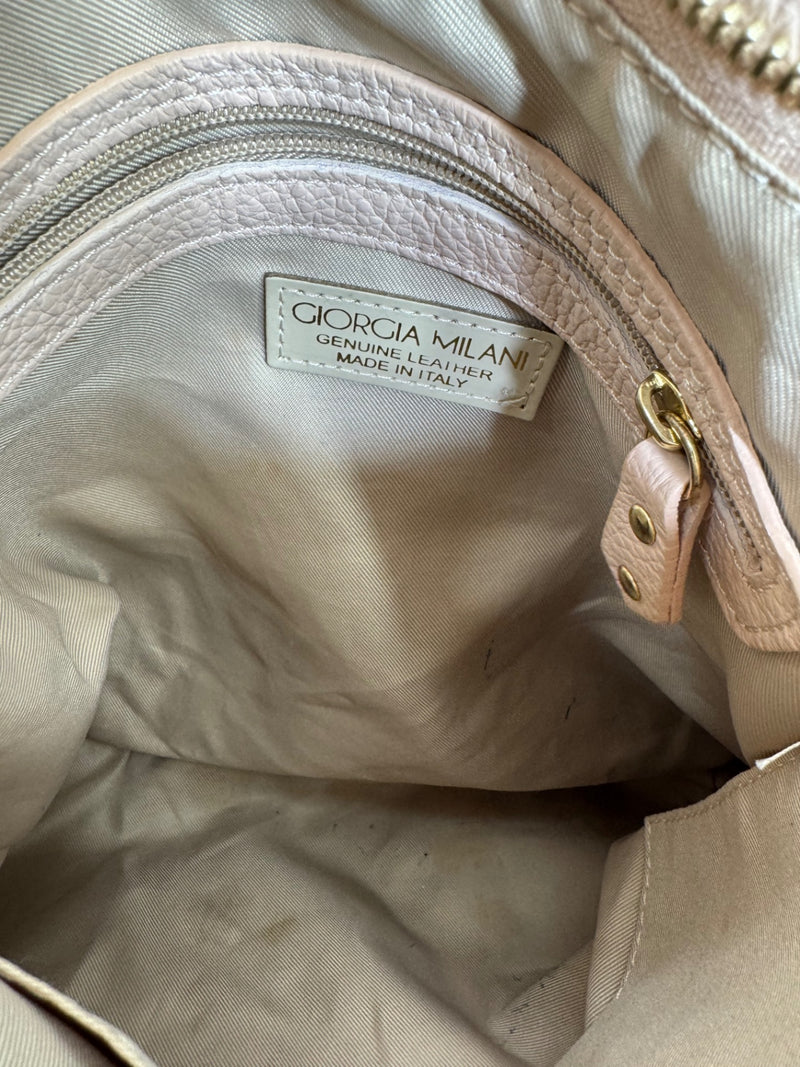 Giorgia Milani Nude Shoulder Tote