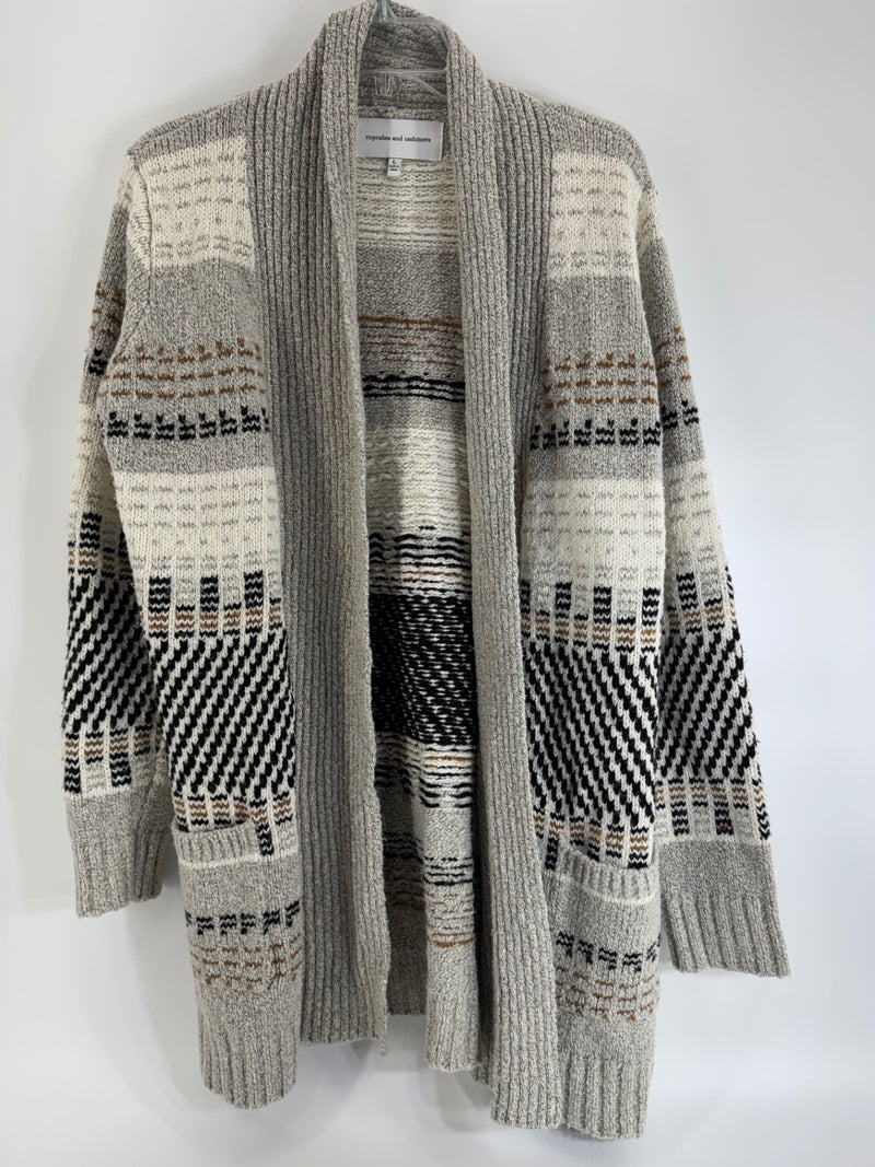 Cupcakes and Cashmere Western Cardigan Size LG